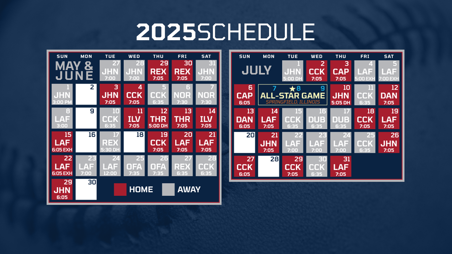 Prospect League, Paints Unveil 2025 Schedule